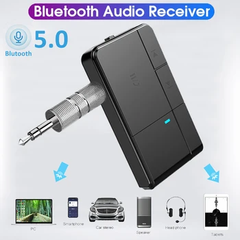 שמע Bluetooth מתאם Bluetooth 5.0 מקלט מתאם 3.5 מ 
