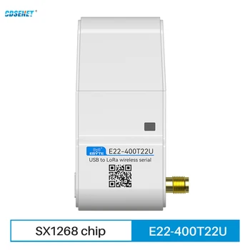 433MHz לורה SX1268 RF אלחוטי מודול CDSENET E22-400T22U חשמל נמוכה יותר 22dbm זמן מרחק 5 ק 