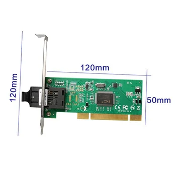 Mini PCIE Dual חשמל יציאת Gigabit כרטיס רשת IP100A 100Mbps PCI סיבים אופטיים כרטיס רשת כרטיס רשת בשולחן העבודה