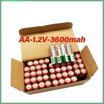 100% בדירוג AA Batterie 3600 MAh Akku, 1,2 V AA Ni-Mh Batterie, Geeignet für Uhren, mäuse, מחשב