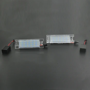 2Pcs/Set LED רכב מספר רישוי אורות מנורת הנורה על ווקסהול אופל קורסה C D אסטרה H J Vectra לאורך זמן עמיד הלם