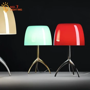 איטליה עיצוב Foscarini לומייר מנורת שולחן נחושת זכוכית הוביל השולחן אורות עיצוב אמנות החיים/דגם חדר השינה ליד המיטה ללמוד סלון