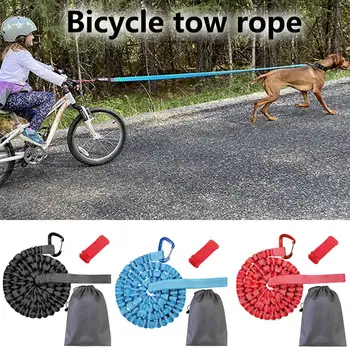 1 סט ניילון אופניים, גוררים את החבל נייד אופניים בנג 'י חבל הלם קליטת מתיחה אופניים בנג' י חבל חוצות