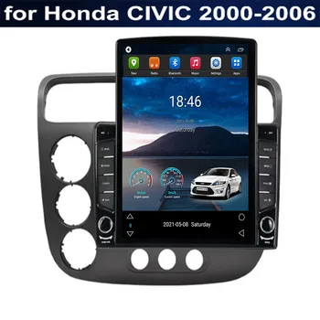 אנדרואיד 12 עבור הונדה סיוויק 2000 2001 2002 2003 2004 - 2006 טסלה רכב מסוג רדיו מולטימדיה נגן וידאו ניווט GPS