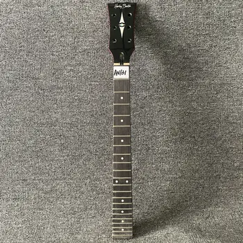 AN131 LP הצוואר גיטרה יד ימין 22 סריגים 628mm סולמות אורך מייפל עם רוזווד הולך עם נזקים עבור DIY החלפת