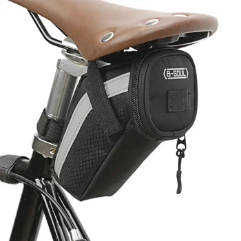 ניילון אופניים תיק אופניים אחסון תיק אוכף רכיבה על אופניים מושב זנב אחורי פאוץ תיק אוכף Bolsa Bicicleta אביזרים