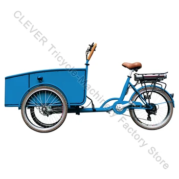 מפעל מחיר פדלים, מטען חשמלי אופניים 3 גלגלים ירוק מנטה מטען תלת אופן לפני טעינה לשימוש המשפחה תחבורה ילדים