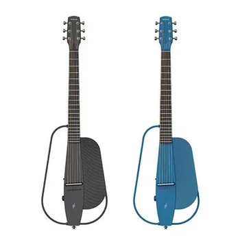 אניה NEXG 38 אינץ ' Smart גיטרה סיבי פחמן גיטרה מגבר לתת מיקרופון אלחוטי, צג אוזניות