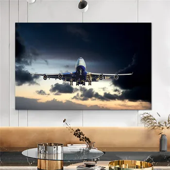 מודרני מגניב מטוס מותאם אישית, הדפסת תמונה הביתה הסלון תפאורה קיר אמנות פוסטר dropshipping סקנדינביה הדפסי בד