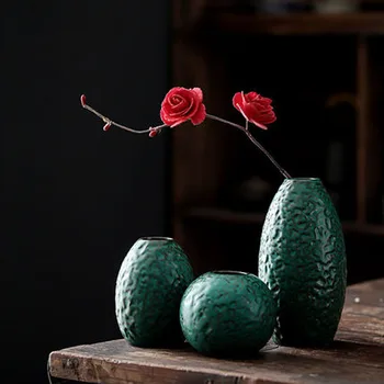 הידרופוני קטן אגרטל קרמיקה פרח עציץ יצירתי מיני אגרטל קישוט הסלון שולחן האוכל הידרופוני פרח קטן פרח