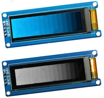 IPS 2.08 אינץ 5PIN לבן/כחול מסך OLED מודול SH1122 לנהוג IC 256*64 IIC ממשק