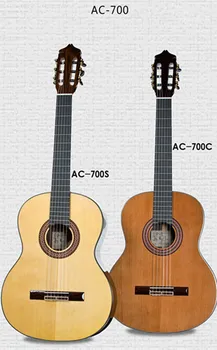 אבילה קלאסית גיטרה אקוסטית AC-700 בעבודת יד מחרוזות ניילון מוצק העליון קלאסית גיטרה אקוסטית 39 אינץ