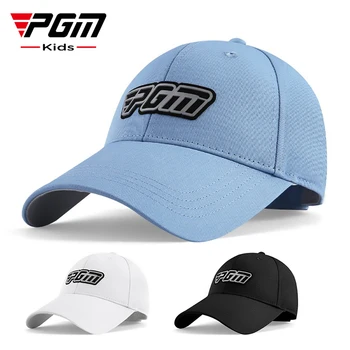 PGM גולף כובעי מתכוונן כובעים חיצוני ספורט טיולי אופניים טיולי הליכה כובע לילדים Windproof לנשימה כותנה שחור לבן כובעים MZ037