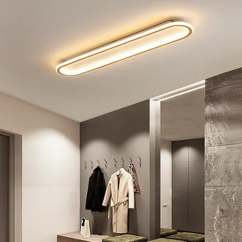 LED מנורת תקרה קטן המנורה בסלון נורדי במעבר אור מסדרון רצועת אור מנורה