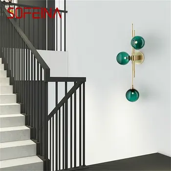 SOFEINA מודרני פשוט הקיר אור יצירתי LED מנורות קיר מנורה גופי הביתה המסדרון חדר שינה מעוצב