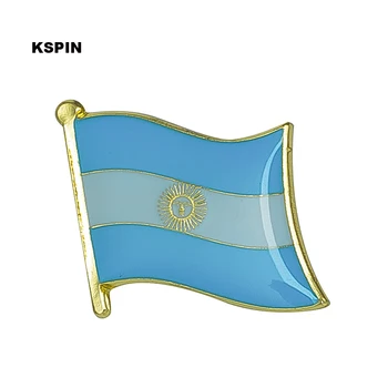 10pcs הרבה ארגנטינה דגל סיכת הדש סיכת תג סיכה סמלים KS-0005