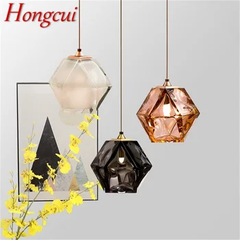 Hongcui נורדי יצירתי תליון אור מודרניים כדור צורת מנורת LED תאורה דקורטיביים הביתה הסלון