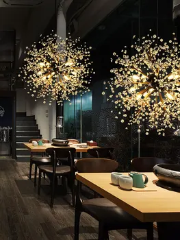 2023 חדש קריסטל מודרני שן הארי נברשת פניני תאורה תליון מנורה הסלון לחדר האוכל קישוט הבית