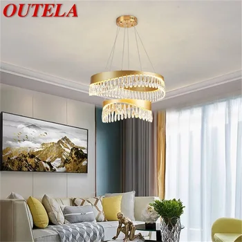 OUTELA נברשת תליון מנורה הפוסט-מודרנית זהב יוקרה הביתה LED-תאורה עבור לגור בחדר האוכל