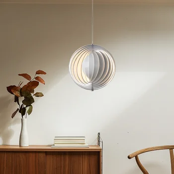נורדי יצירתי Verpan הירח LED מודרני תליון אור תליית מנורה על תקרת חדר קישוט קישוט סלון