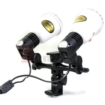 E27 צילום המנורה מחזיק מטריה מנורה מחזיק כפול אור מחזיקי מתג עצמאית לחיבור אביזרים מטריה