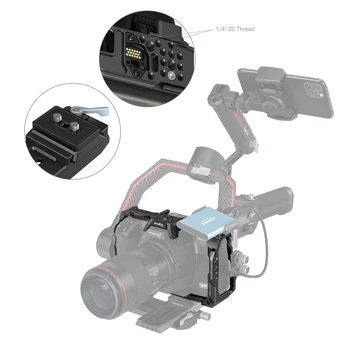 SmallRig Blackmagic Design כיס קולנוע המצלמה כלוב הציוד עבור BMPCC 6 אלף לחבר את המצלמה אחיזת סוללה עבור אספקת החשמל 3517