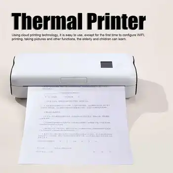 מדפסת תרמית נייד 216mm נייר A4 אלחוטית מדפסת תרמית עבור המשרד הנייד עבור IOS