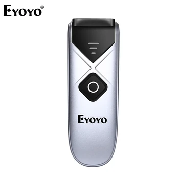 Eyoyo היי-015C 1D ברקוד סורק USB Wired/Bluetooth/ אלחוטית 2.4 G נייד קורא אור אדום CCD מסך סריקה מיני בר קוד