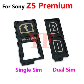 עבור Sony Xperia T2 Ultra Z Z1 Z2 Z3 Plus Z4 Z5 פרימיום XZS XZ1 XZ X קומפקטי X ביצועי ה-Sim כרטיס SD בעל חריץ מגש מתאם