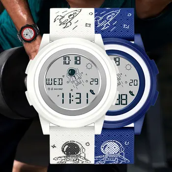מזדמן-ספורט Mens שעון גבר דיגיטלי שעונים עמיד למים אלקטרוני צבאי שעון יד אופנה ספורט 2122 לצפות Relogio Masculino