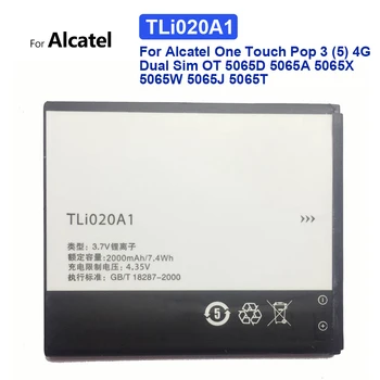 חדש TLi020A1 סוללה עבור Alcatel one Touch פופ 3 (5) 4G 5 Dual Sim OT 5065D 5065A 5065X 5065W 5065J 5065T טלפון Batterie