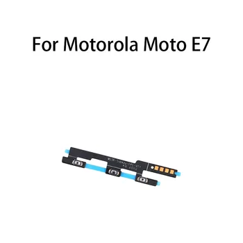 כוח על מתג ההשתקה שליטה מקש עוצמת קול לחצן להגמיש כבלים עבור Motorola Moto E 2020 / מוטו E7 (ארה 