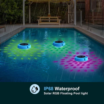 ACMESHINE 7Colors RGBW שמש אורות הבריכה עמיד למים IP67 חצר קוטג ' Led שמש צף בבריכה מים להיסחף המנורה