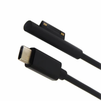USB C סוג C משטרת תשלום חשמל כבל טעינה מהירה כבל מתאם מטען על פני השטח של Microsoft Pro6 Pro5 Pro4 Pro 3