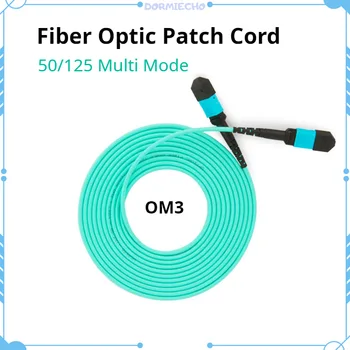 OM3 MPO-MPO 8 Core איכות גבוהה של סיבים אופטיים תיקון כבל כבל 10GB 50/125 MultiMode כבל הסיבים האופטיים של חברת 3M 