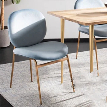 מעצבים חדר האוכל כיסאות מרגיע ייחודי עיצוב אלגנטי כסאות אוכל יוקרתיים ההלבשה סלון Cadeira רהיטים HY50DC