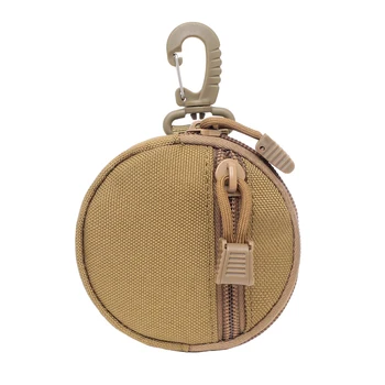 גברים, נשים, ציד רוכסן מחזיק מפתחות קמפינג EDC כיס קטן בכיס חיצונית כלי נסיעות מחזיק מפתחות מיני מטבע ארנקים תכליתי