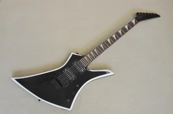 6 מיתרים גיטרה חשמלית עם רוזווד סקייט אצבעות,שחור חומרה,לספק שירותים מותאמים אישית