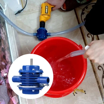 המקדחה משאבת מים נייד Mini עצמית תחול נוזלי העברת משאבות דיזל שמן נוזל משאבת מים בבית גינה חיצונית כלי