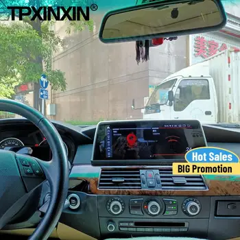 4G+64GB Carplay רדיו במכונית סטריאו מקלט אנדרואיד עבור BMW E60 CCC 2004-2006 2007 2008 2009 GPS נאבי נגן אוטומטי אודיו יחידת הראש
