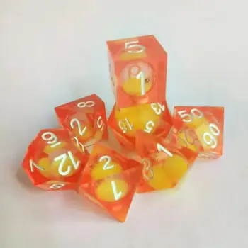 7x קוביות להגדיר נייד המתמטיקה לספור עזרי הוראה רב צדדי משחק קוביות Polyhedral קוביות על KTV בר כרטיס המפלגה המשחק