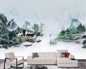 beibehang 3d טפט טפט על קירות 3 dWallpaper הביתה דיו סינית פנטזיה נוף 3d תמונת טפט הנייר דה parede 3d