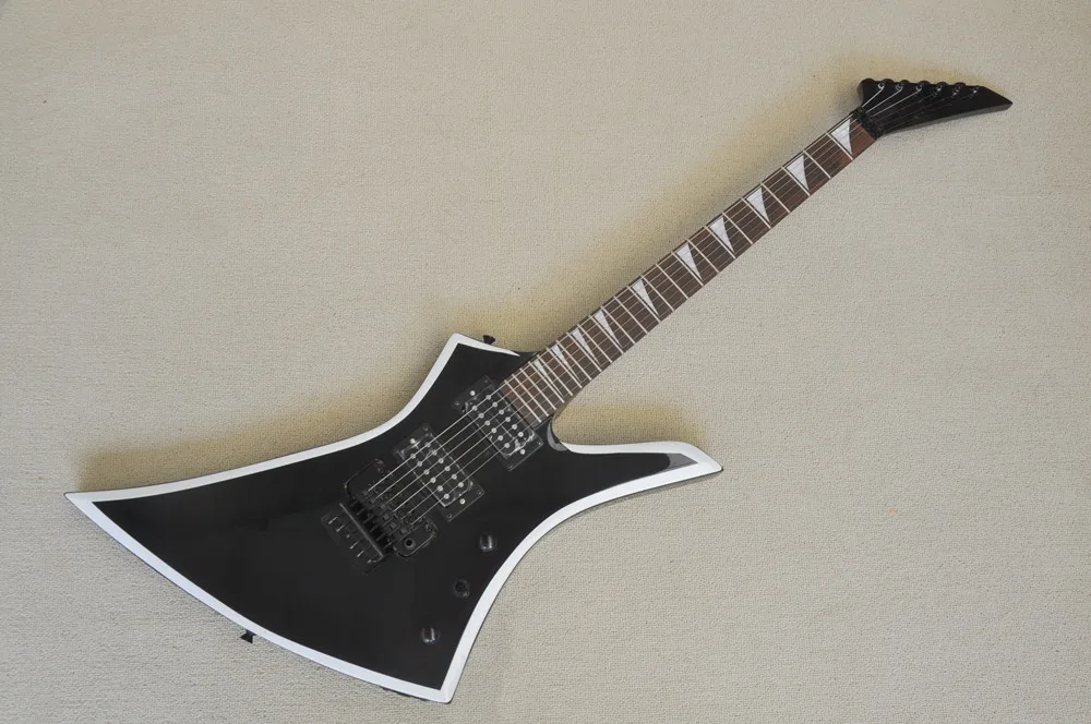 6 מיתרים גיטרה חשמלית עם רוזווד סקייט אצבעות,שחור חומרה,לספק שירותים מותאמים אישית