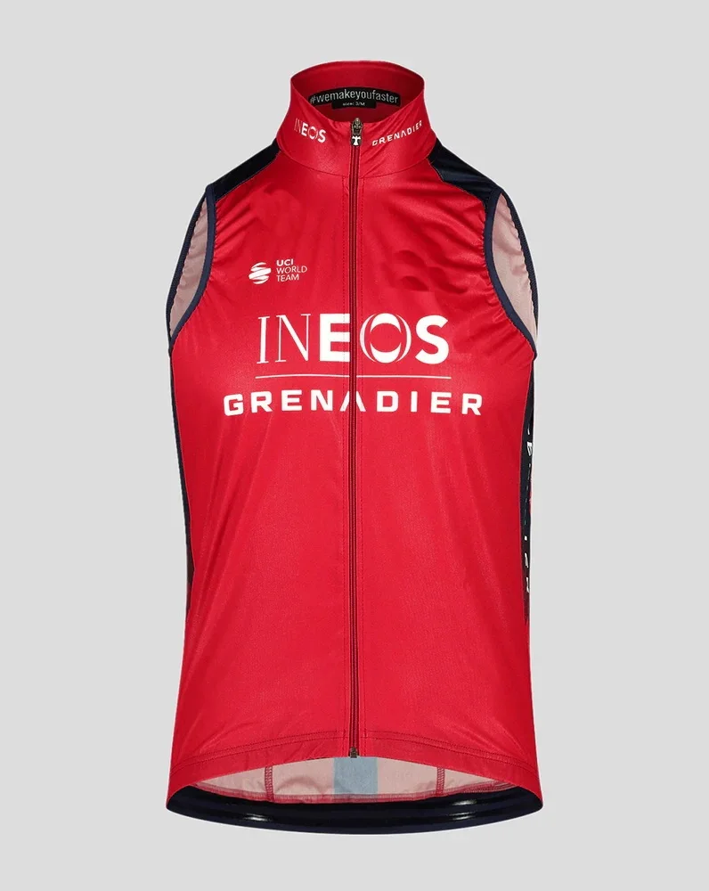 Windproof 2023 INEOS Grenadier צוות אדום וחולצת רכיבה על אופניים מעיל האפוד גילט Mtb ביגוד אופניים Maillot Ciclismo